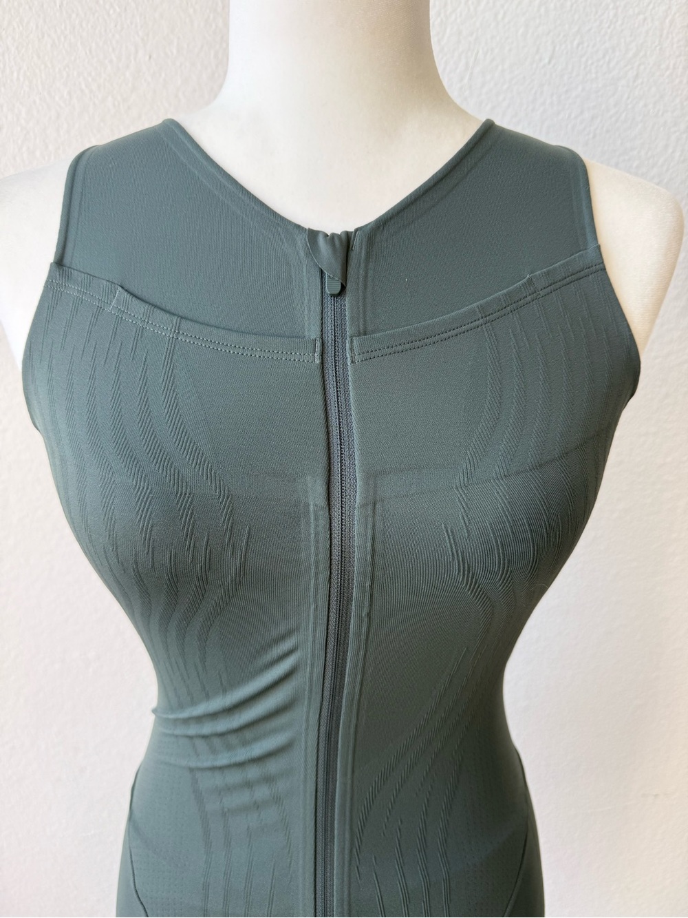 Lululemon SenseKnit Running One-Piece Romper Smoked Green Spruce - Picture 8 of 12